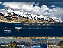 Tablet Screenshot of kashmirtravels.com